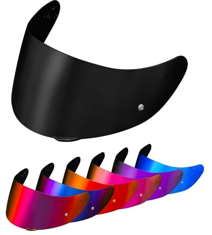 PSLER Visera para K1s, visera para casco K1, visera oscurecida K3SV, escudo facial de reposición para K1, K1s, K3SV y K5, Humo Oscuro