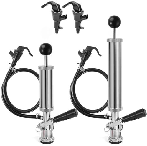 Kit de grifos para barril de 4 y 8, grifos para bomba de barril, grifos para cerveza, sistema D, bomba para barril de fiesta para barriles Sankey de EE. UU., grifos para barriles, bomba para picni