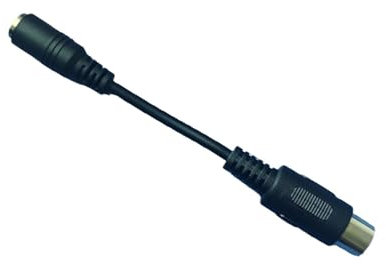 Duyeuau Cable adaptador de 10 cm para conector MD1 C macho a hembra para consola de juegos MD2, cable de conversión retro de juegos
