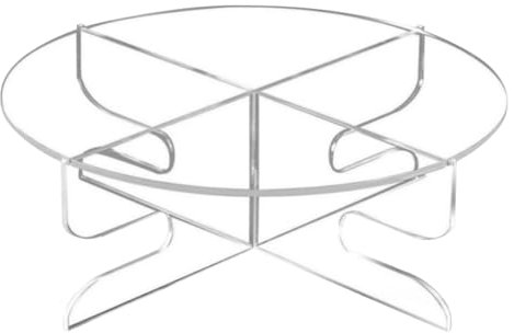 Generisch Drink Dispenser Base, Beverage Stand, Acrylic Shelf Display Organizer for Dining Home Parties Catering Events Pitcher Jug Cupcake Dessert Coffee Table, 7.5x7.5x3.9 Inches 1 Piece