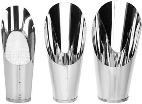 Pelle à Terre pour bonsaï, 3 pièces, Pelle à Terre pour bonsaï, 3 Tailles en Acier Inoxydable avec Tamis Mailles Fines, Outils de Jardinage Robustes et Lisses pour Plantes d'int