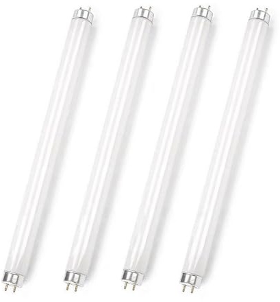 générique T8 Tubes Fluorescents 600mm 18W, 4 Pack T8 Blanc Froid 6500K, Base G13, Faible Consommation D'énergie, éclairage D'urgence à économie D'énergie, Pour Cuisine, Salle De Bain, Armoire, Garage