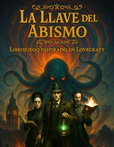 La Llave del Abismo - Librojuego de Terror inspirado en Lovecraft y los Mitos de Cthulhu: Libro Juego Ilustrado en Color - Terror con Dados, RPG ... de Fantasía, Terror y Ciencia Ficción)