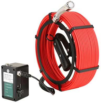 Videoispezione per tubazioni Videocamera for l'ispezione dei tubi fognari IP68 AHD 1080p Scaricare solo cavo del di endoscopio industriale con oleodotto fognario