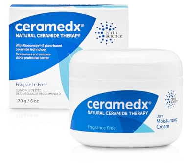 Ceramedx - Ultra Moisturizing Natural Ceramide Cream Unscented for Dry, Sensitive Skin (6 oz.)