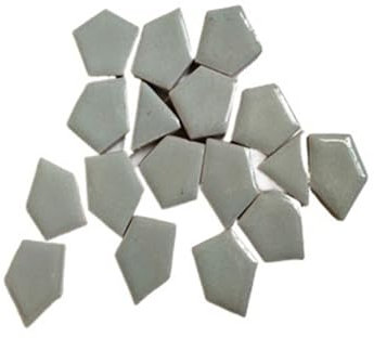 Tesselles mosaique Carreaux de mosaïque en céramique, mosaïque irrégulière, bricolage, artisanat mural amusant, décoration, feuille de carreaux bleu et blanc, 500g Mosaique verre (Color : D)