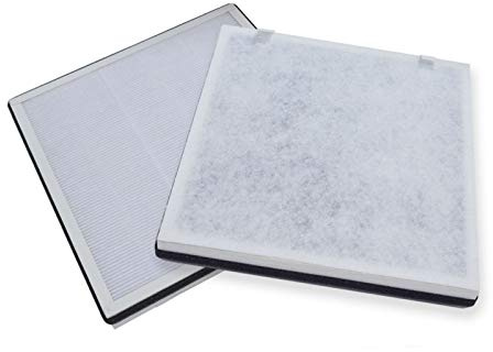 PUREBURG Ersatzfilter, kompatibel mit VAVA VA-EE004 Luftreiniger, 2 Stück, H13 HEPA, 4-stufige Filtration, Aktivkohle, 2-in-1, Luftreinigung, Staub, VOCs, Geruch