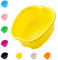 Grande Bassine Plastique Bassin de Spa Bain de Pieds,Spa d'eau et Massage des Pieds,pour Pédicures Tremper Les Pieds Détox et Massage Elimine Callosités Cuticules (Yellow)