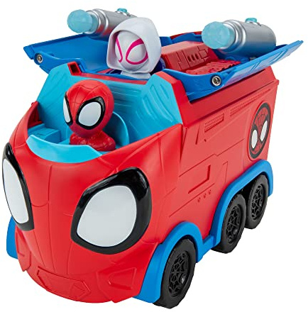 Marvel Spidey and his Amazing Friends Actionfigur med Accessoarer, Röd, Blå, Från 3 år