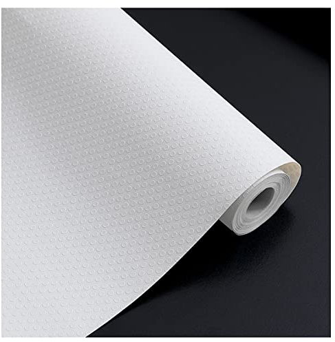 YTGZS Schubladenmatte Eva Antirutschmatte Schubladen Wasserfest Schubladeneinlage Zuschneidbare Kühlschrankmatte 60cmx500cm,4 Farben Erhältlich,Weiß