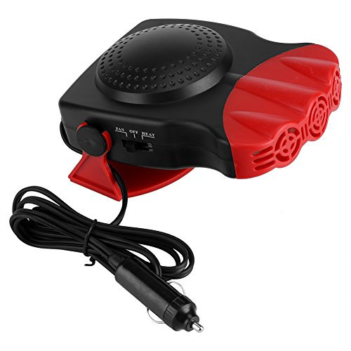 Tyenaza Chauffage soufflant de Voiture, 150W 12V 2 In1Car Chauffage Dégivreur Véhicule Voiture Camion Chauffage Refroidissement Ventilateur Chauffage Pare-Brise Désembuage Dégivreur