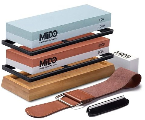 Lot de pierres à aiguiser grain 400 1000 3000 8000