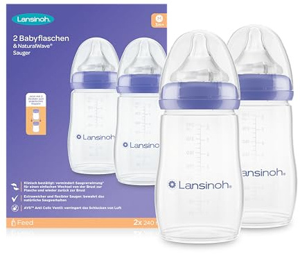 Lansinoh I Biberon Natural Wave 2 x 240 ml