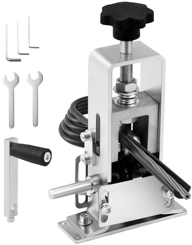 luswayol Macchina Spellafili,Macchina Spellafili Manuale per Cavo in Rame da 1mm-25mm Manovella o Macchina Spellafili per Filo di Rame azionata da Trapano,Macchina Spelafili per Filo Rame azionata