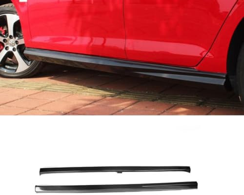 THOMIX Auto Seitenschweller für VW Golf 7 GTI, Seitenschweller Splitter Lip Winglet Diffusor, Auto Seitenrock, Trittbretter Seitenschweller, Auto Zubehör