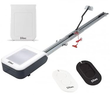 DITEC AIR 24V KIT PORTA GARAGE BASCULANTE MOTORE A TRAINO USO INTENSIVO 17 M²/200 KG CONNETTIVITÀ BLUETOOTH AIR1000B