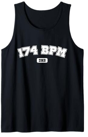 Drum n Bass Design | DNB Drum und Bass 174 BPM Tank Top