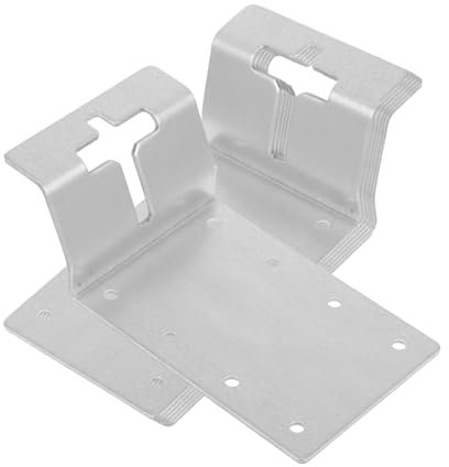 Toddmomy 6pcs Fence Hanger Bracket t Post Bracket Stabilizer for Fence Posts Decorative Hook Mounting Kit
