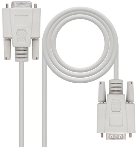 Brightium Câble Null Modem série DB9/M-DB9/H de 6,0 m pour connexion directe entre appareils série et transfert de données.