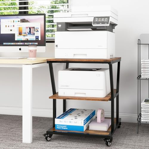 PUNCIA 50x50x75cm Heavy Duty Large Printer Stand with Storage