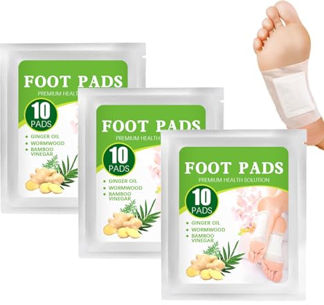 Curcuma Cerotti Detox Piedi - 30 Packs | Cuscinetti Per I Piedi Per Rimuovere Le Tossine Del Corpo | Alleviare L'Umidità, Caldare I Piedis, Migliorare Il Sonno (#3, 30PCS)