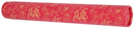DIYEAH Tubo Telescopico per Documenti e Poster in Carta Resistente Rosso, Porta Disegni Regolabile e Portatile per Artisti, Protezione Anti Pieghe per Progetti e Stampe, per Trasporto e Archiviazione