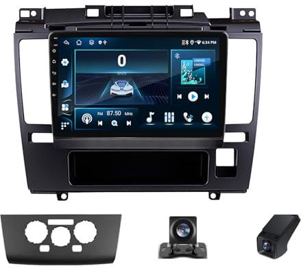 Android 13 Double Din Car Stereo Head unit For Nissan Tiida C11 2004-2013 9 Inch Touchscreen Bluetooth Car Stereo with FM/DVR+Reverse Camera/Wifi/DSP/Steering Wheel Controls(B,NF-1)