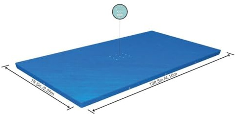 FACAIIO Above Ground Pool Ground Cover Tarp, PE Material Protective Underlay Pool Base, Moisture Barrier and for Protection Patio and Tent