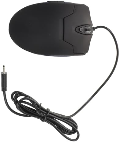 KALLORY Souris Filaire USB-c Ergonomique avec 6 Boutons, Éclairage LED Bleu, Haute Précision 800-2400 Dpi, pour Ordinateur Portable et Smartphone