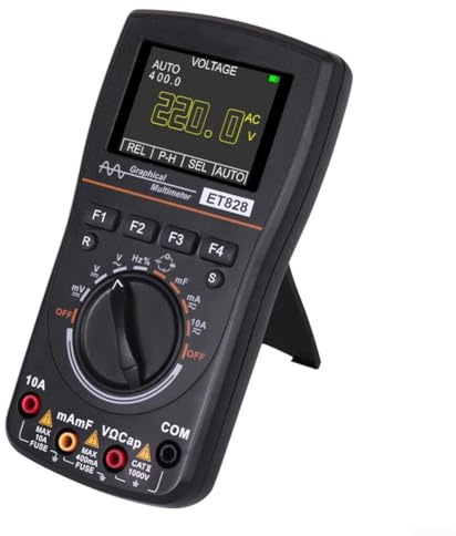 Osciloscopio digital Et828pro 1Mhz 2.5Msps 2-en-1 multímetro para pruebas industriales y medición eléctrica