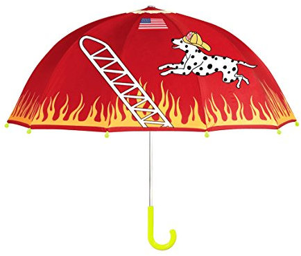 Kidorable Fireman Kids Umbrella Red