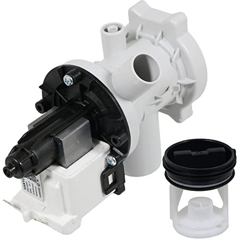 SPARES2GO Drain Pump for Logik Washing Machines L612WMS17 L814WM16 LIW714W15 LIW814W15