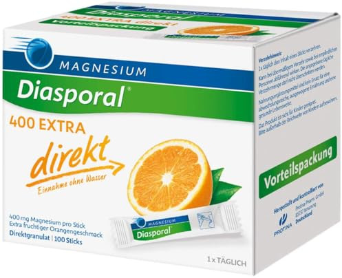 Magnesium Diasporal 400 Extra 100 Direkt Granulat Sticks