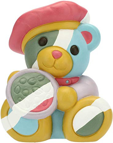 THUN ® - Teddy Street Art Napoli Piccolo - Ceramica - h 9,7 cm - Linea I Classici