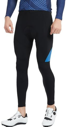 Santic Pantalon de Cyclisme Long rembourré pour Homme avec Rembourrage de l'assise