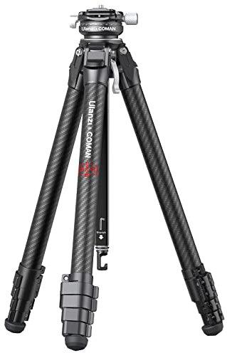 ULANZI Zero Y Stativ Kamera Carbon Fiber mit 360° Panoramakugelkopf und Arca Swiss, Leichtes Kamerastativ mit Abnehmbarer Mittelsäule für alle DSRL-Kameras, Belastbar bis 18 kg