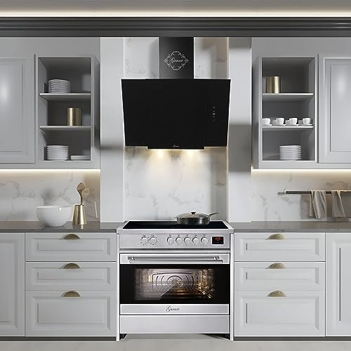 GURARI Induktions-Standherd GCH E 913 X +GCH S 171 BL 90 Prime, Induktions Standherd 90 cm/ 121L +Dunstabzugshaube 90 cm