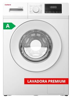 Corbero - Lavadora Carga Frontal | CLT9BL1423 | 9 Kg | 1400 Rpm Inverter | 16 Programas | Vapor | Inicio Diferido | Lavado Rápido | Puerta XXL | Blanco