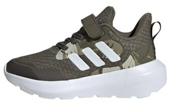 adidas Fortarun 3.0 Shoes Children, Zapatillas para Correr, Olive/Cloud White/Shadow Olive, 31 EU