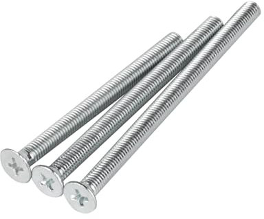 30 Stück M5 Senkkopfschrauben, Senkschrauben, Flachkopf Maschinenschrauben Senkkopf Schrauben, Kreuzschlitzschrauben, Vollgewindeschrauben für Maschinenausrüstung, DIN 965