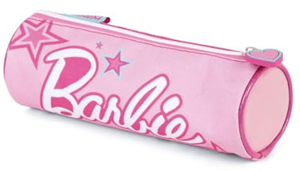 Barbie Estuche para Niñas, Diseño Clasico Set Escolar, Portatodo Neceser Infantil, Material Escolar para Niñas