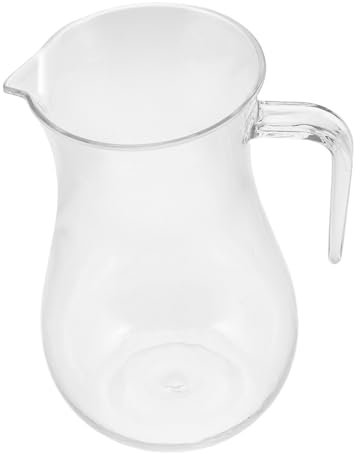 MAGICLULU Plastic Wine Pitcher Handle Wine Decanter Juice Water Container Plastic Tea Kettle Lemonade Bottle for Cold Water Kettle Wedding