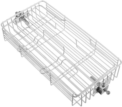 NAMOARLY Outdoor Grilling Basket Rotisserie Grill Accessories Chicken Leg Wing Rack Bbq Tool Set