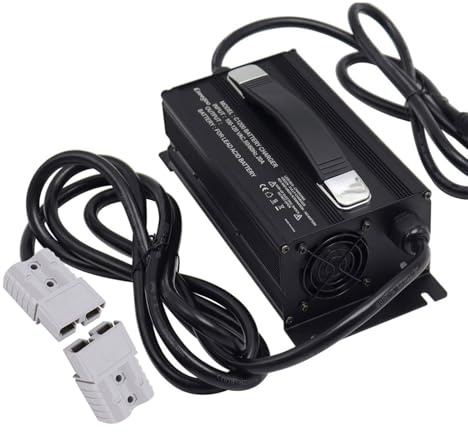HYDTGZ Chargeur de Batterie pour Chariot Élévateur Chargeurs de Batteries Plomb Acide avec Prise Anderson 50 A pour Chariots Élévateurs Électriques, Transpalettes et Autolaveuses,24v 30a