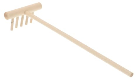Milisten Mini Râteau Zen pour Jardinage Outil de Relaxation Petit Râteau à Main pour Décoration Intérieure