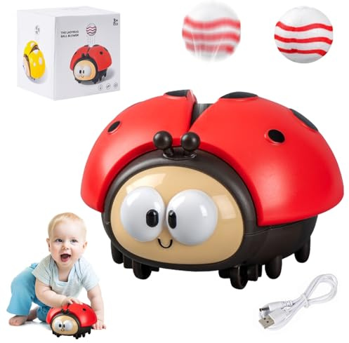 Palla Elettrica Galleggiante Per Bambini, Giocattolo elettrico di palla galleggiante, Coccinella Kit Educativo per Bambini, Set Educativo Prescolare Coccinella, per Asilo Compleanno Casa Viaggio (A)