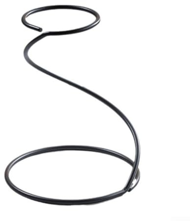 Eawfgtuw Per Serpentine Metal Pour Over Coffee Stand Supporto per filtro antigoccia in acciaio inossidabile per la preparazione del caffè manuale Attrezzatura per caffè riutilizzabile Preparazione del