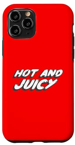 Hülle für iPhone 11 Pro Heiß und saftig | Burger Hamburger Hamburger