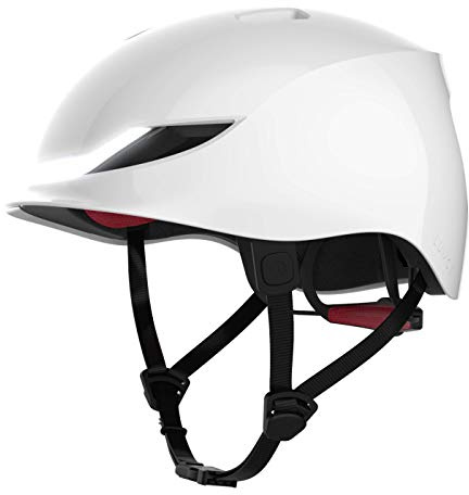 Lumos Matrix Smart-Helm | Urban | Skateboard-, Roller- und Fahrradzubehör | Vorder- und Rücklicht (LED) | Blinker | Bremslichter | Bluetooth-Verbindung | Erwachsene: Männer, Frauen (Jet White, MIPS)