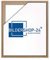 Bildershop-24 Schattenfugenrahmen mit Schattenfuge Lemgo Rahmen für Keilrahmenbilder und Leinwände 20 X 30cm Eiche Natur Dekor